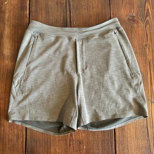 LULULEMON HHRV Brown Grey Balancer Shorts 6" Linerless Men's M